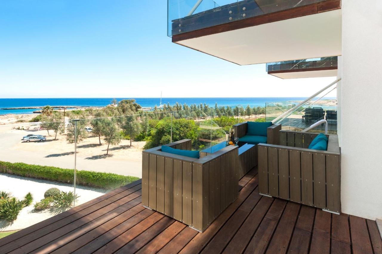 Apartment Marina - Beachfront Protaras Exterior foto